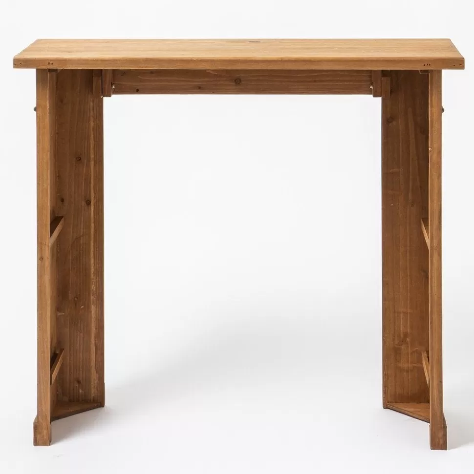 RETIF Holzkonsole Mit Abnehmbaren Regalen B 90 X T 30 X H 80 Cm
