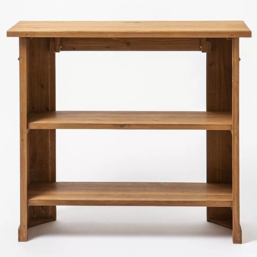 RETIF Holzkonsole Mit Abnehmbaren Regalen B 90 X T 30 X H 80 Cm
