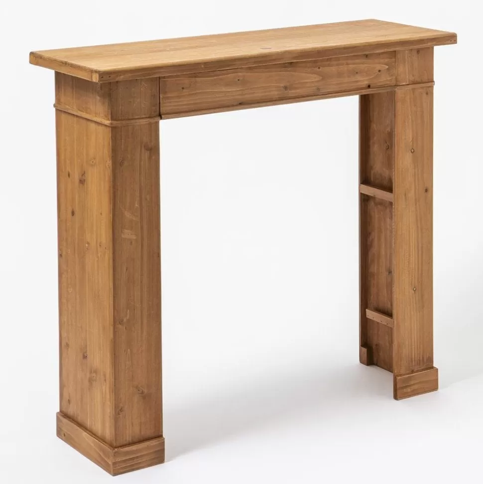 RETIF Holzkonsole Mit Abnehmbaren Regalen B 90 X T 30 X H 80 Cm