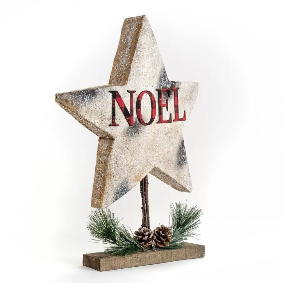 RETIF Sterntext Noel Zum Hinstellen B 38 X T 7 X H 50 Cm