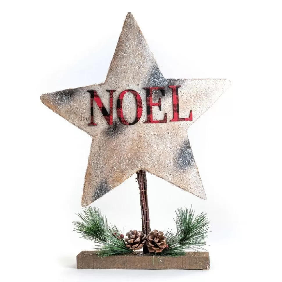 RETIF Sterntext Noel Zum Hinstellen B 38 X T 7 X H 50 Cm