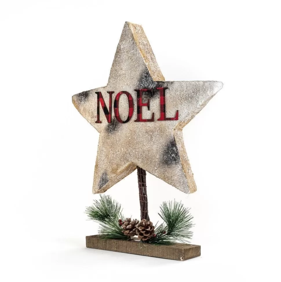 RETIF Sterntext Noel Zum Hinstellen B 38 X T 7 X H 50 Cm